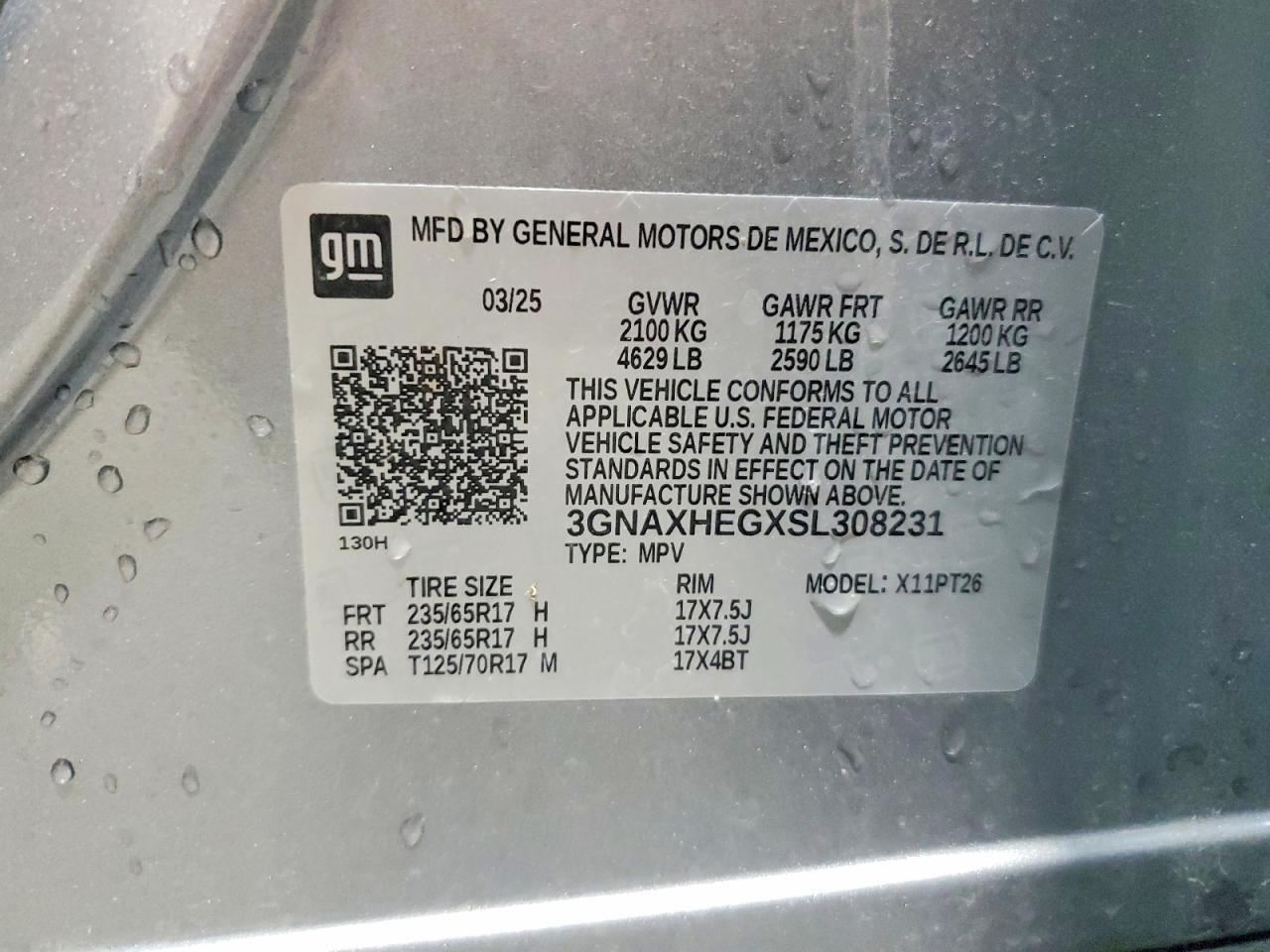 2025 CHEVROLET EQUINOX