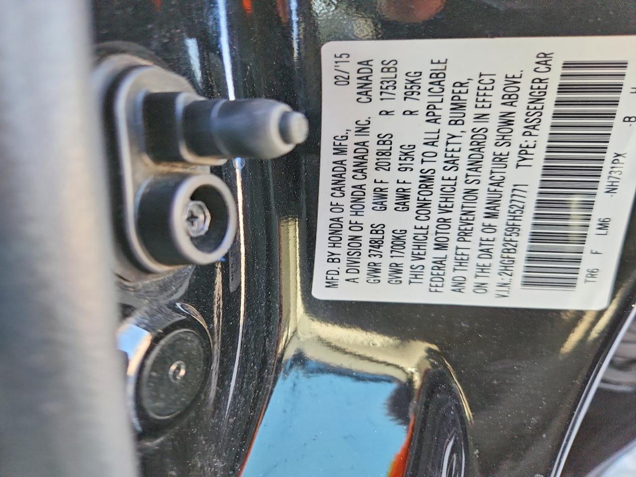 2015 HONDA CIVIC