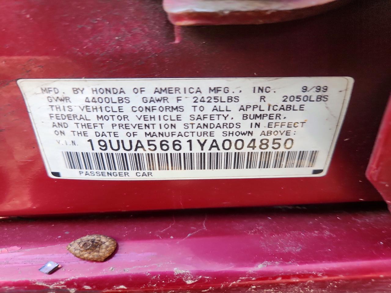 2000 ACURA TL