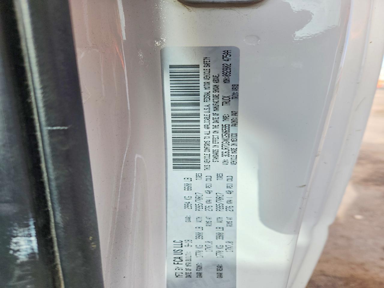 2019 RAM 1500