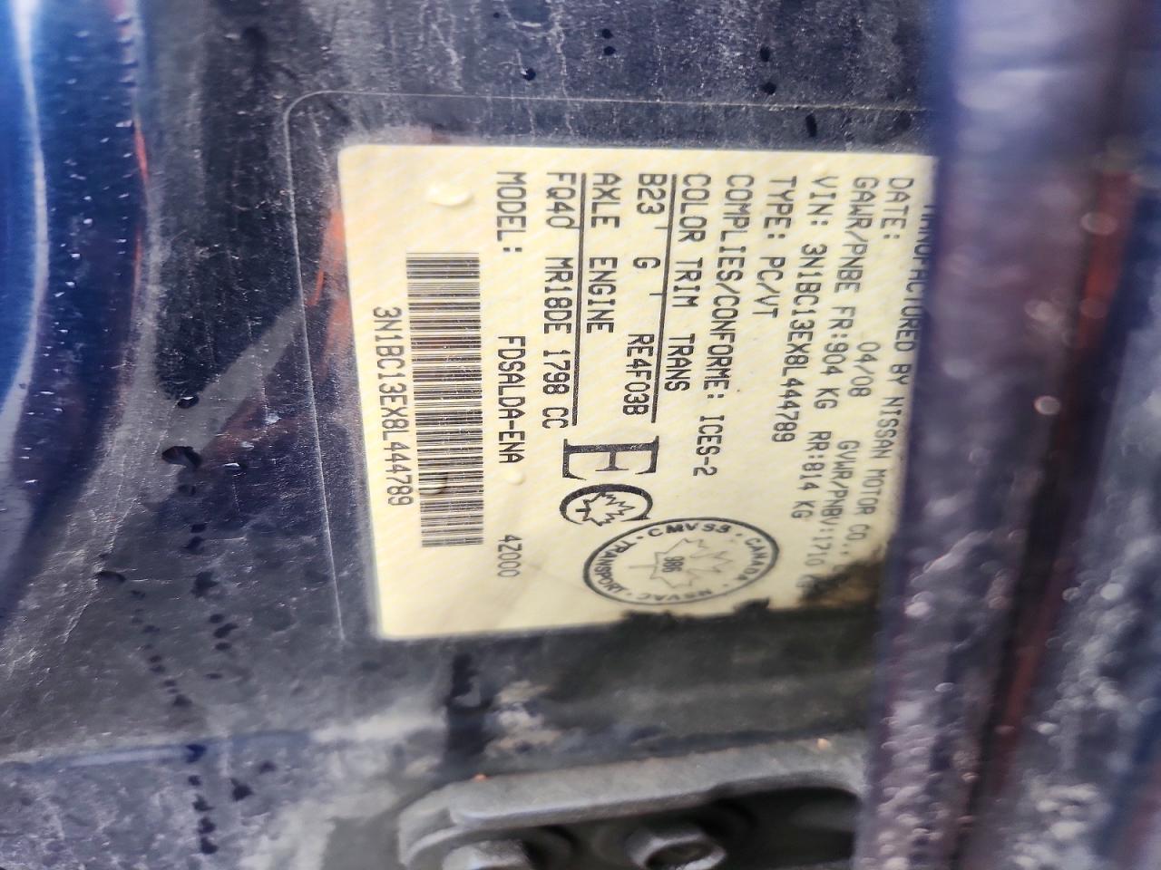2008 NISSAN VERSA