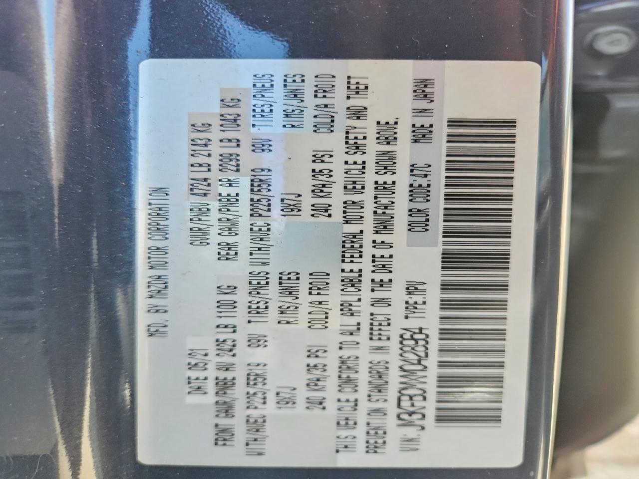 2021 MAZDA CX-5