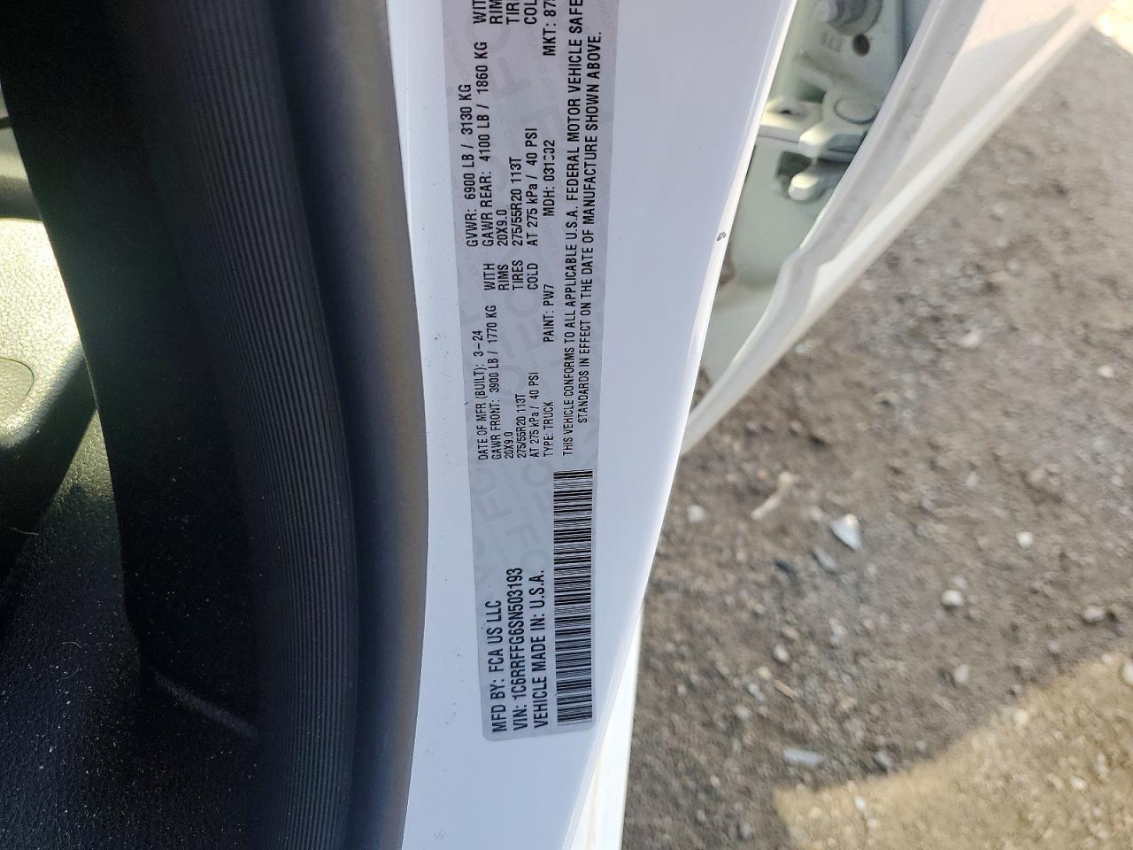 2025 RAM 1500