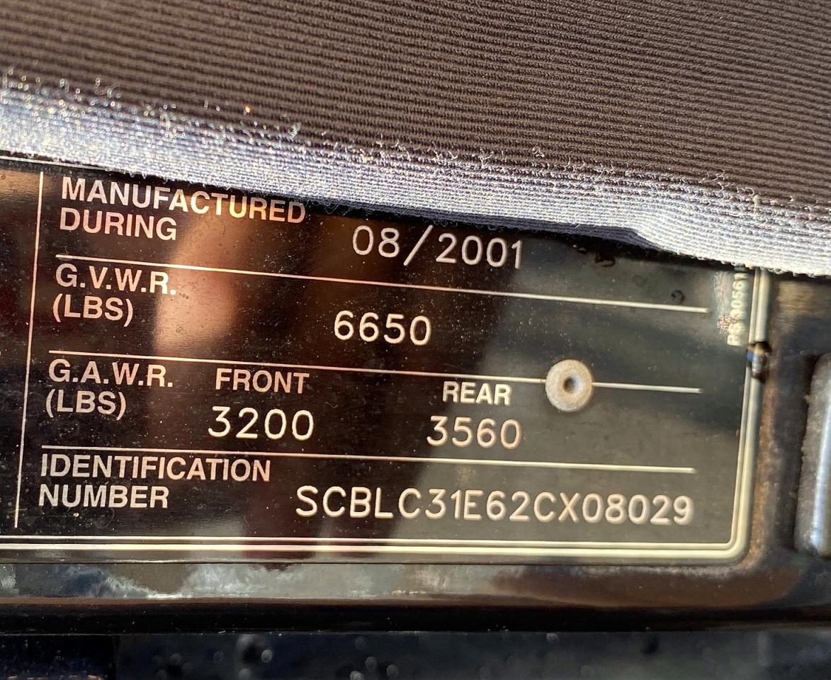 2002 BENTLEY Arnage