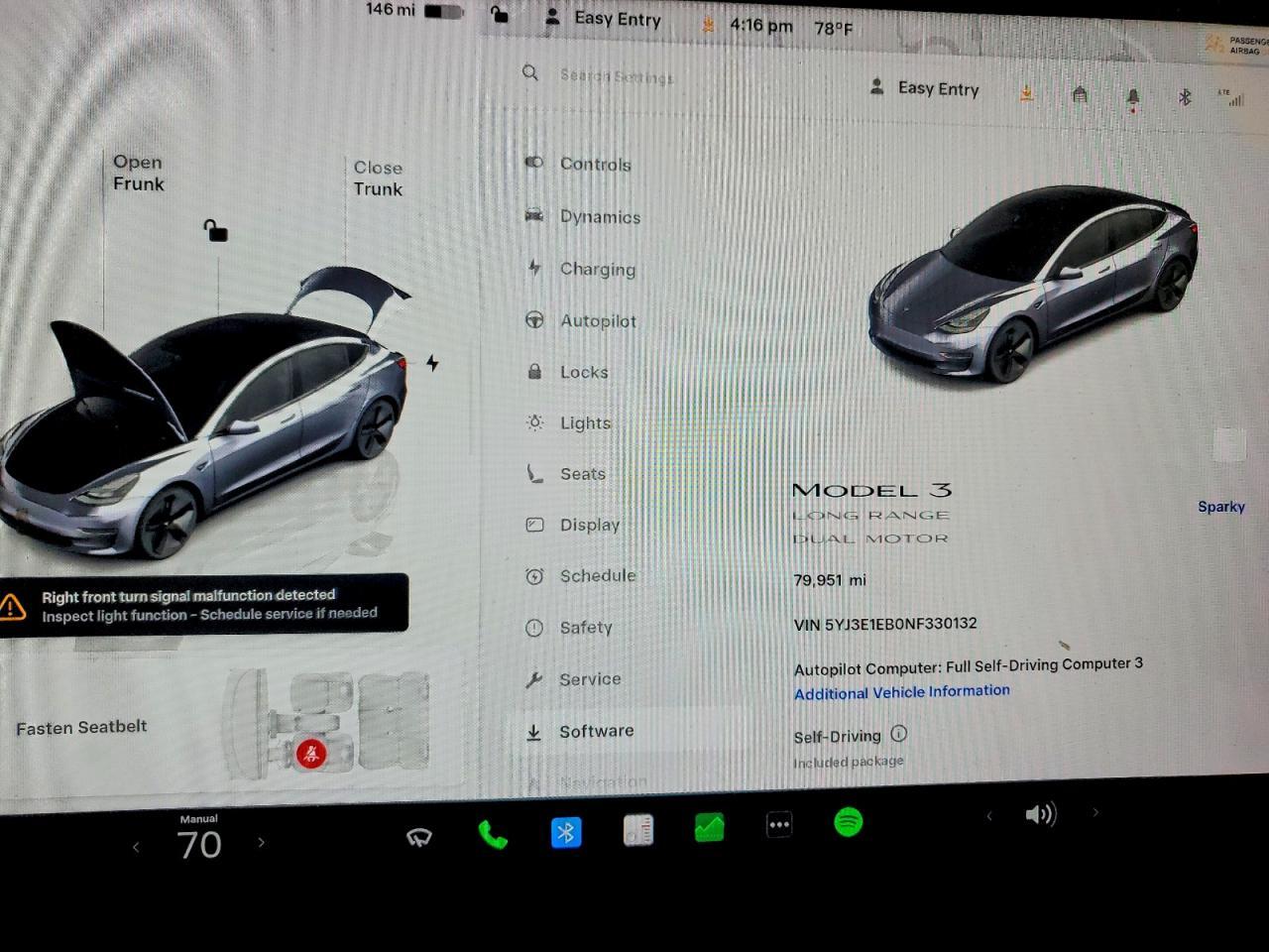 2022 TESLA MODEL 3
