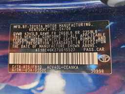 2007 TOYOTA CAMRY