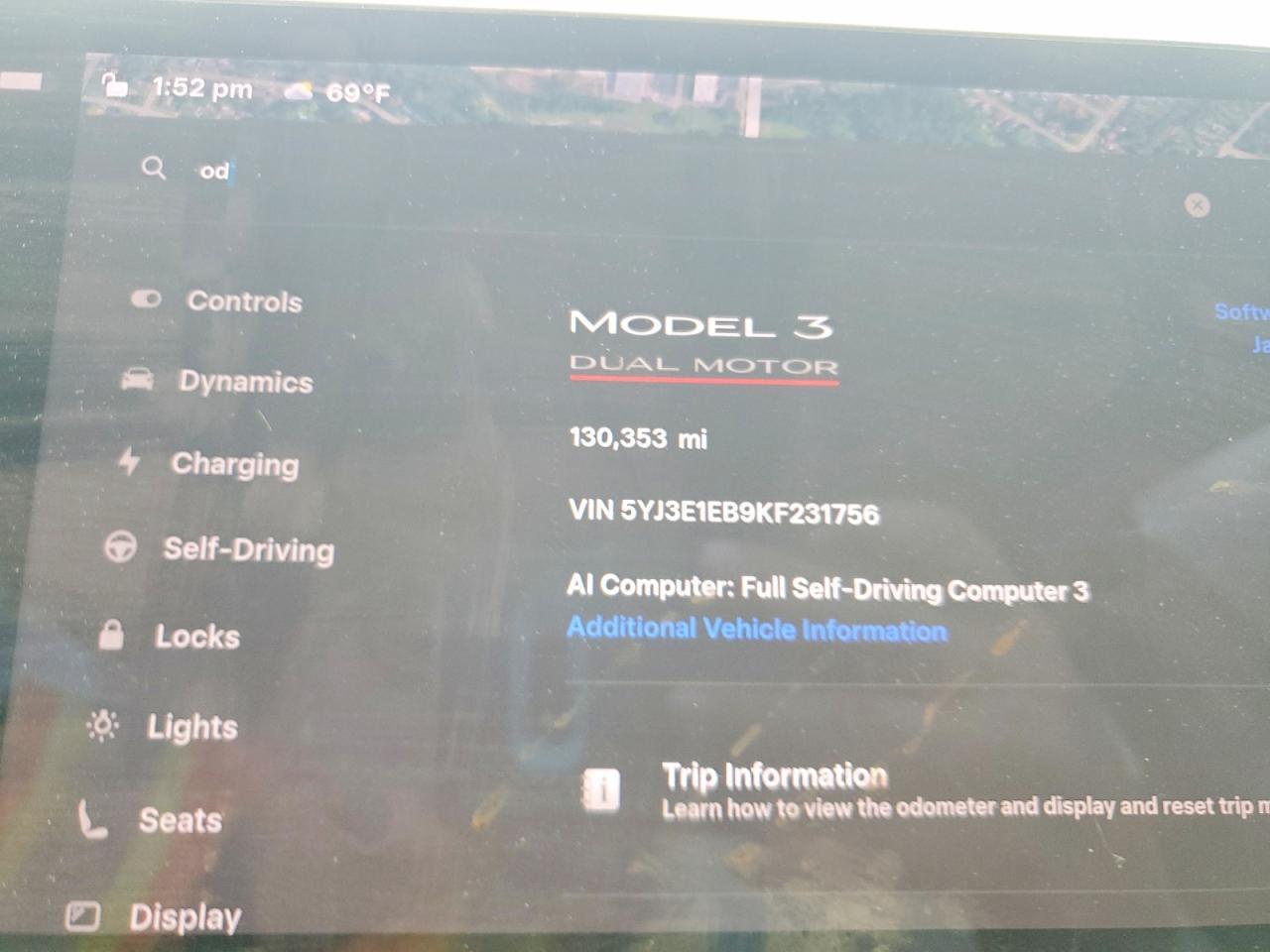 2019 TESLA MODEL 3
