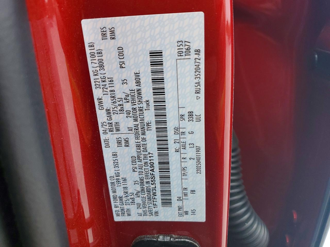2025 FORD F-150