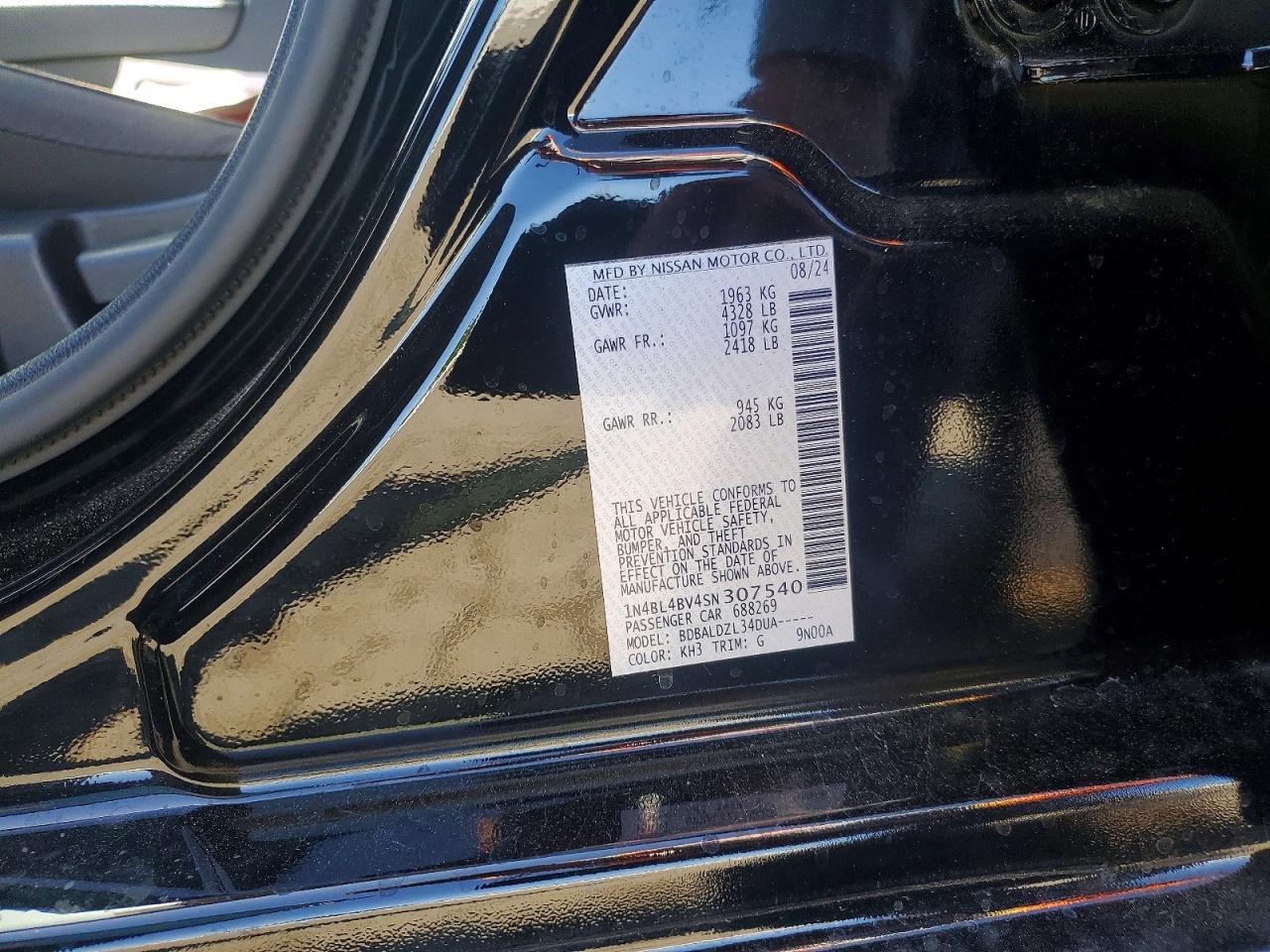 2025 NISSAN ALTIMA