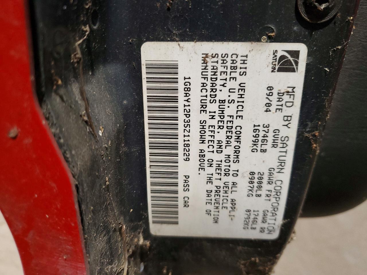 2005 SATURN Ion