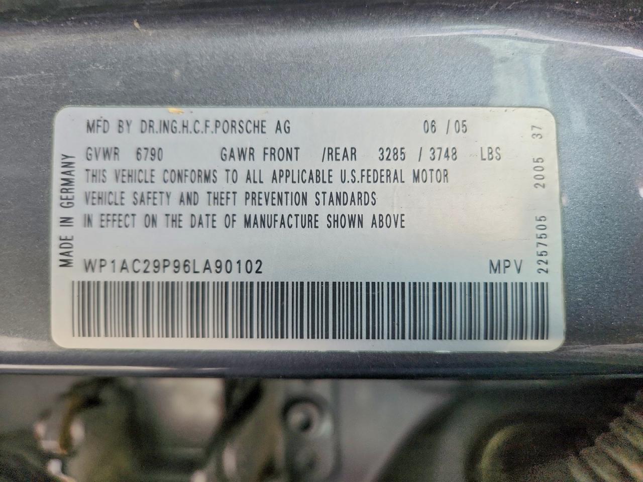2006 PORSCHE CAYENNE