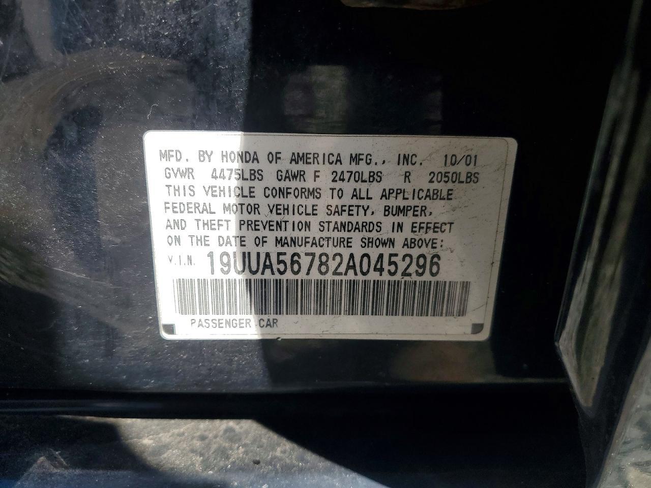 2002 ACURA TL