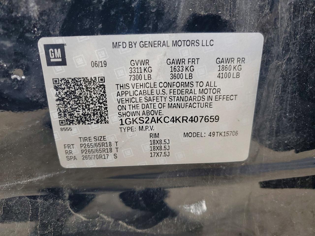 2019 GMC Yukon