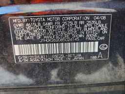 2008 LEXUS IS 250