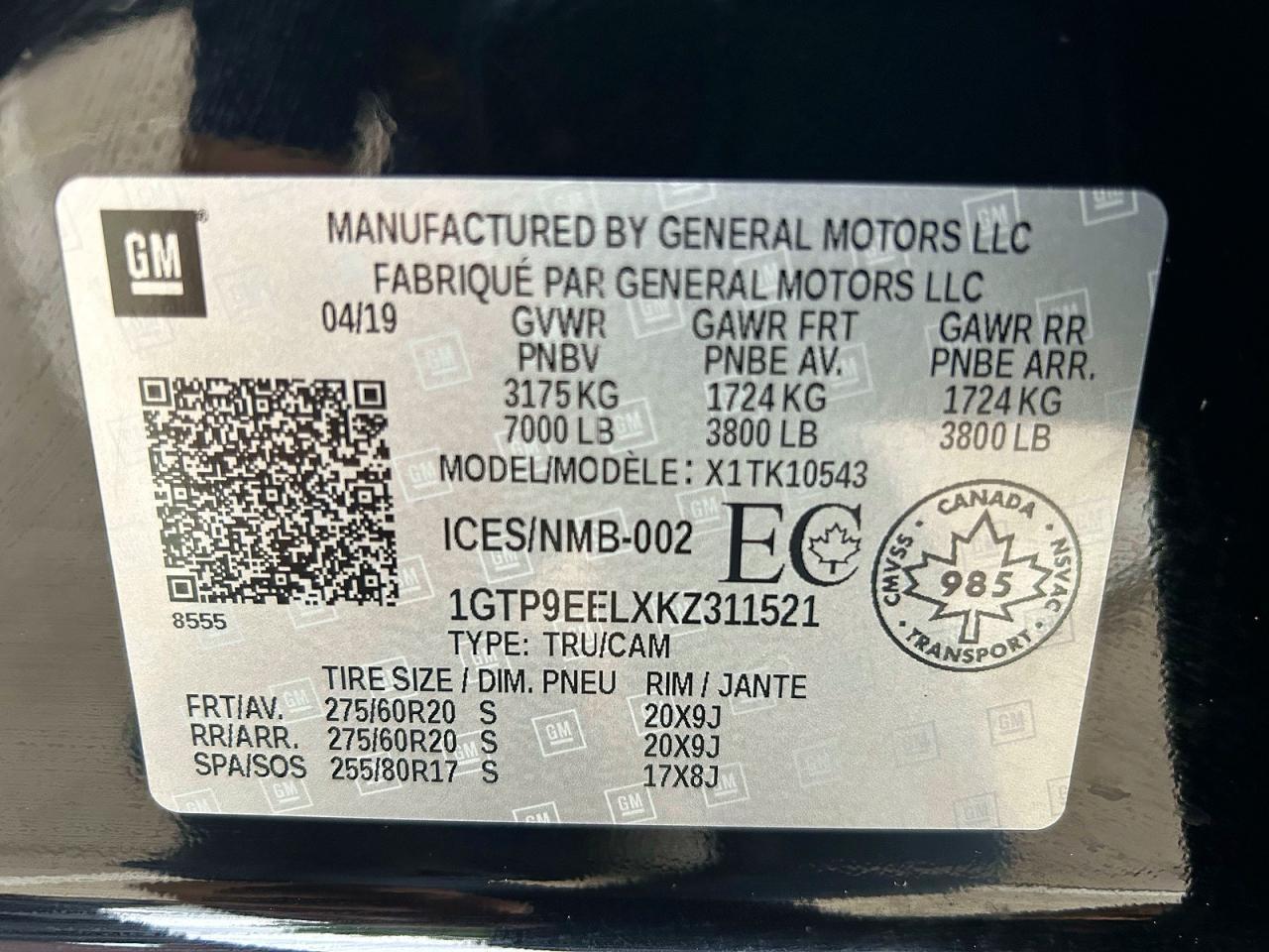 2019 GMC Sierra