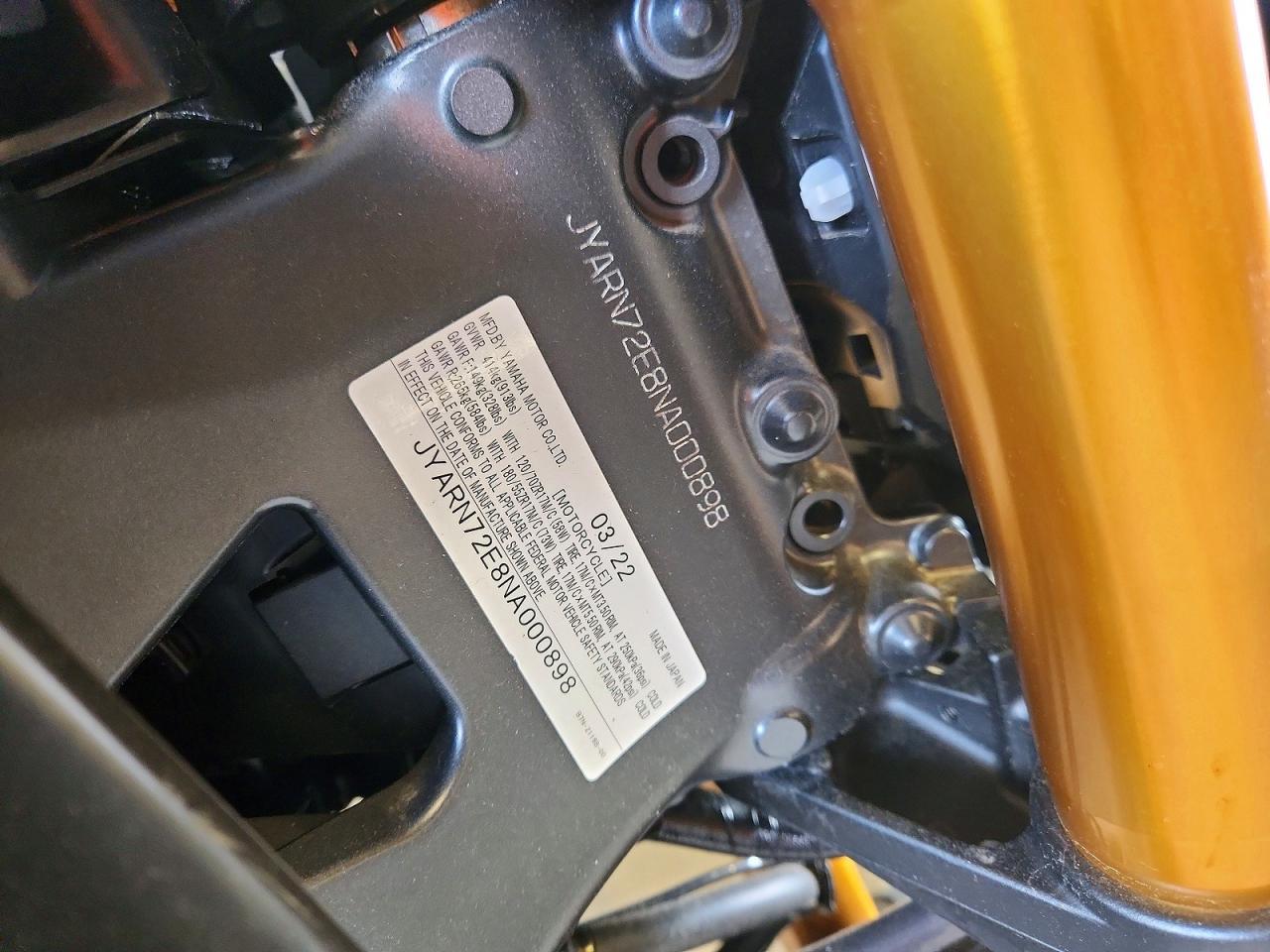 2022 YAMAHA MT09