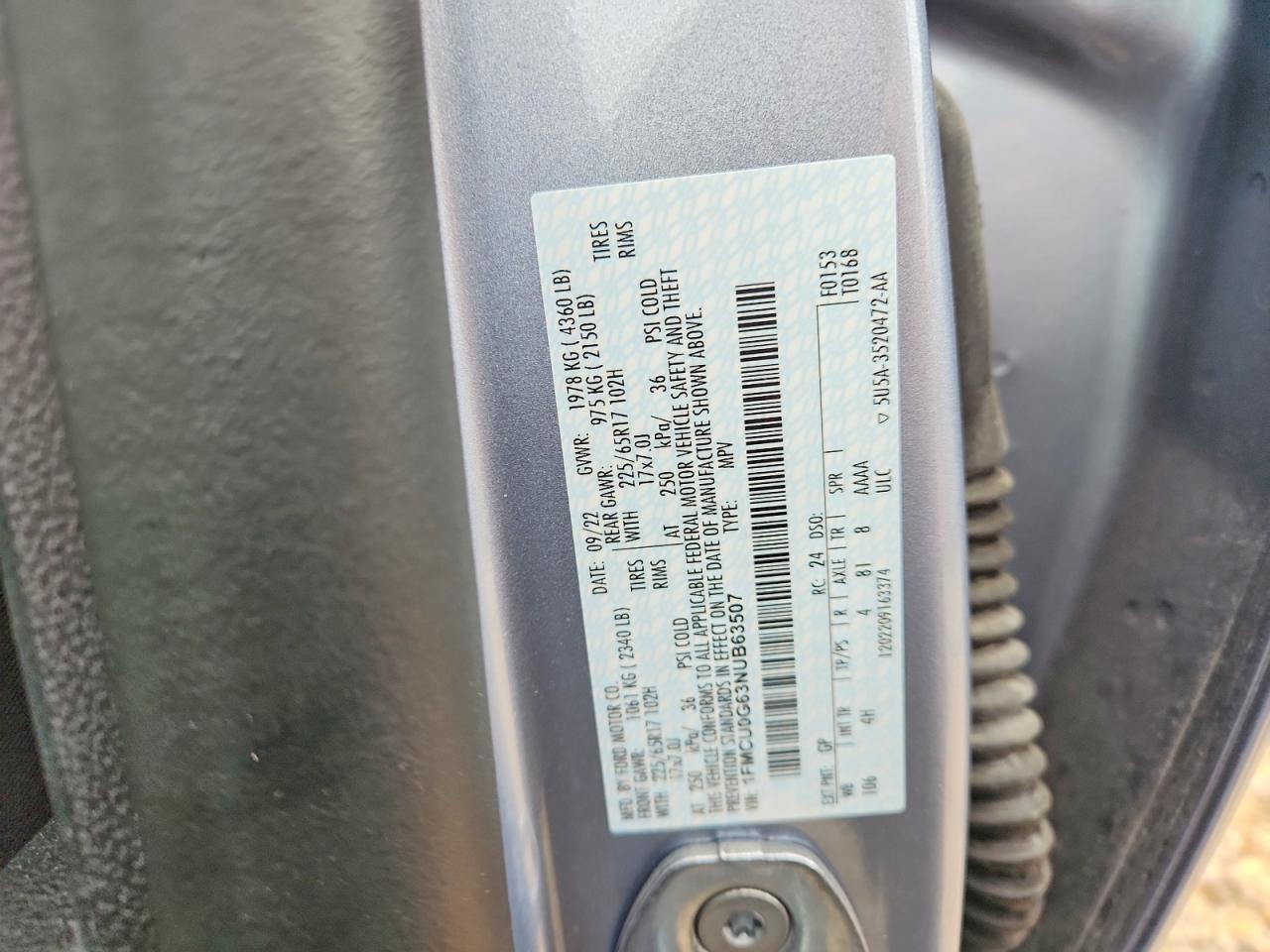 2022 FORD ESCAPE