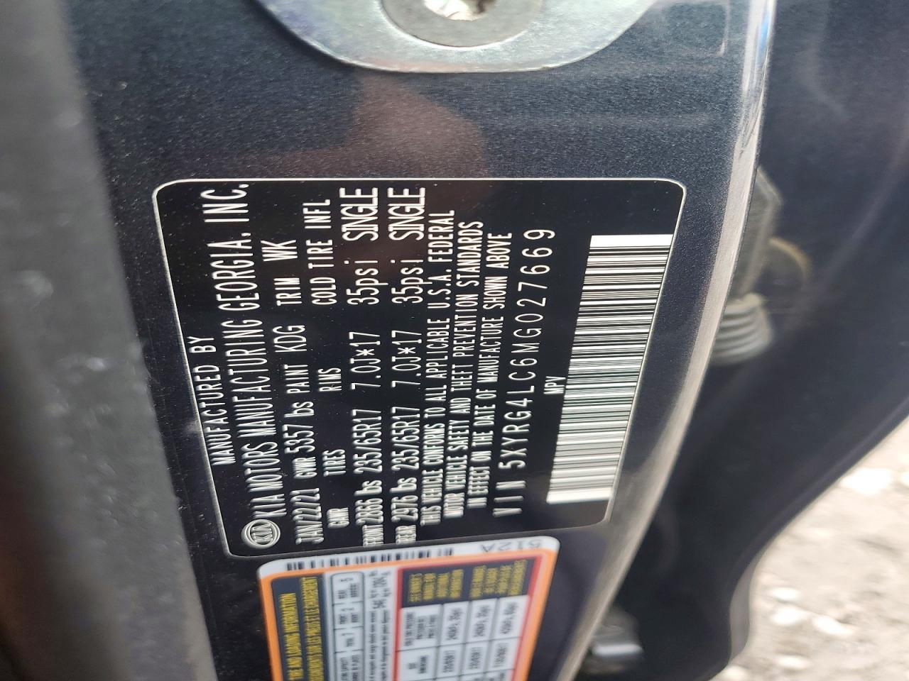 2021 KIA SORENTO