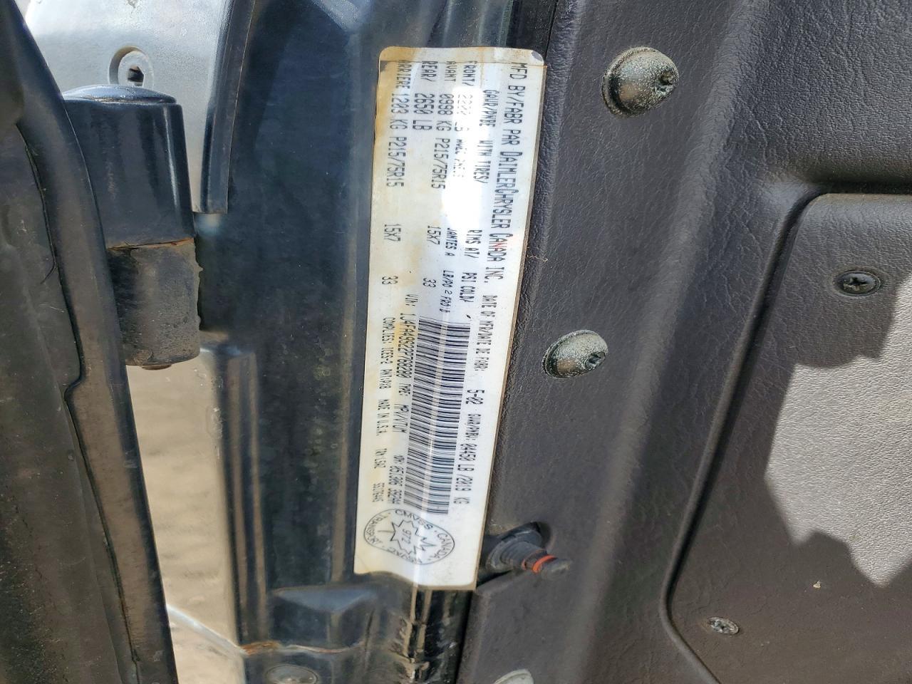 2002 JEEP WRANGLER