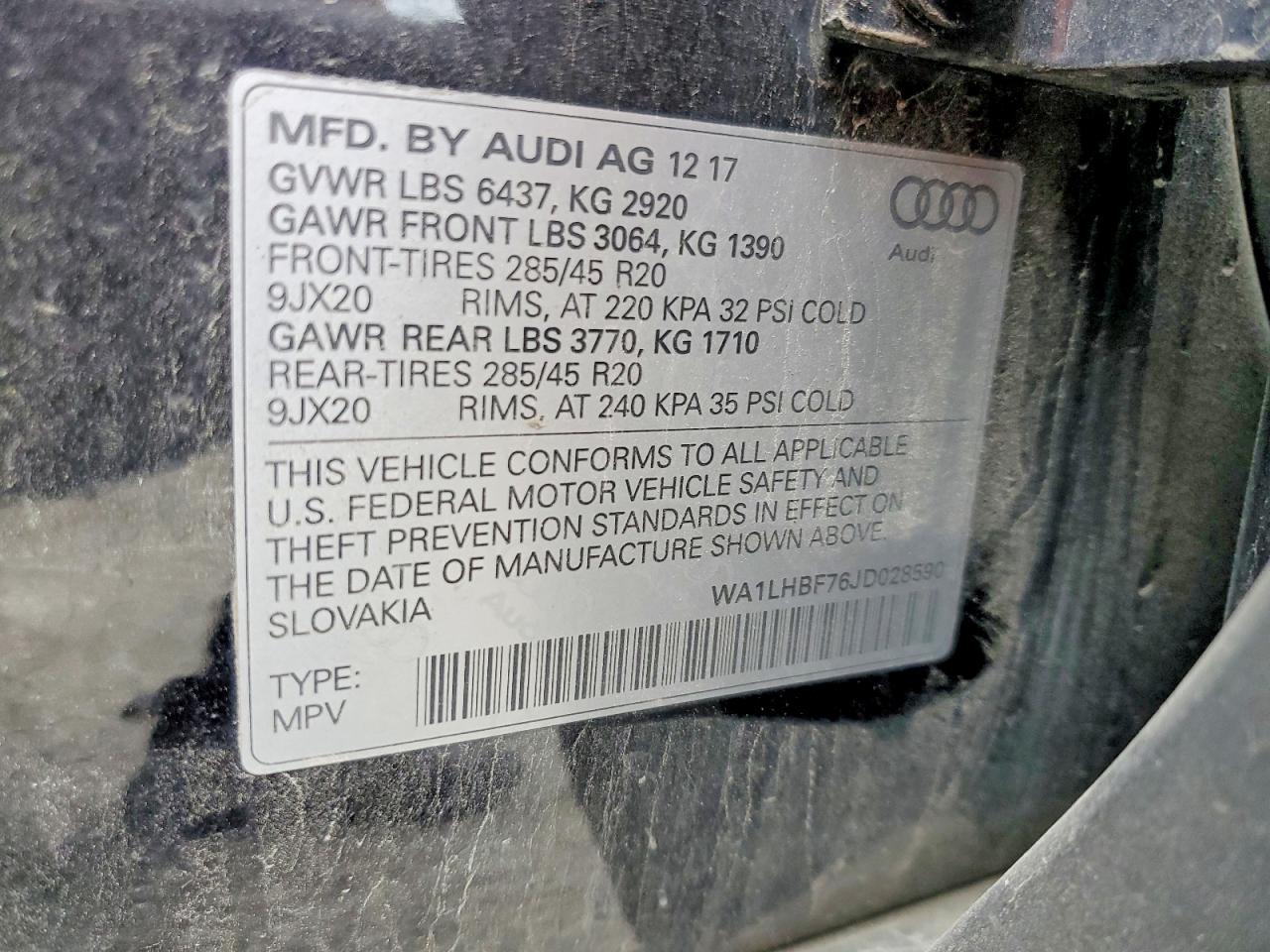 2018 AUDI Q7