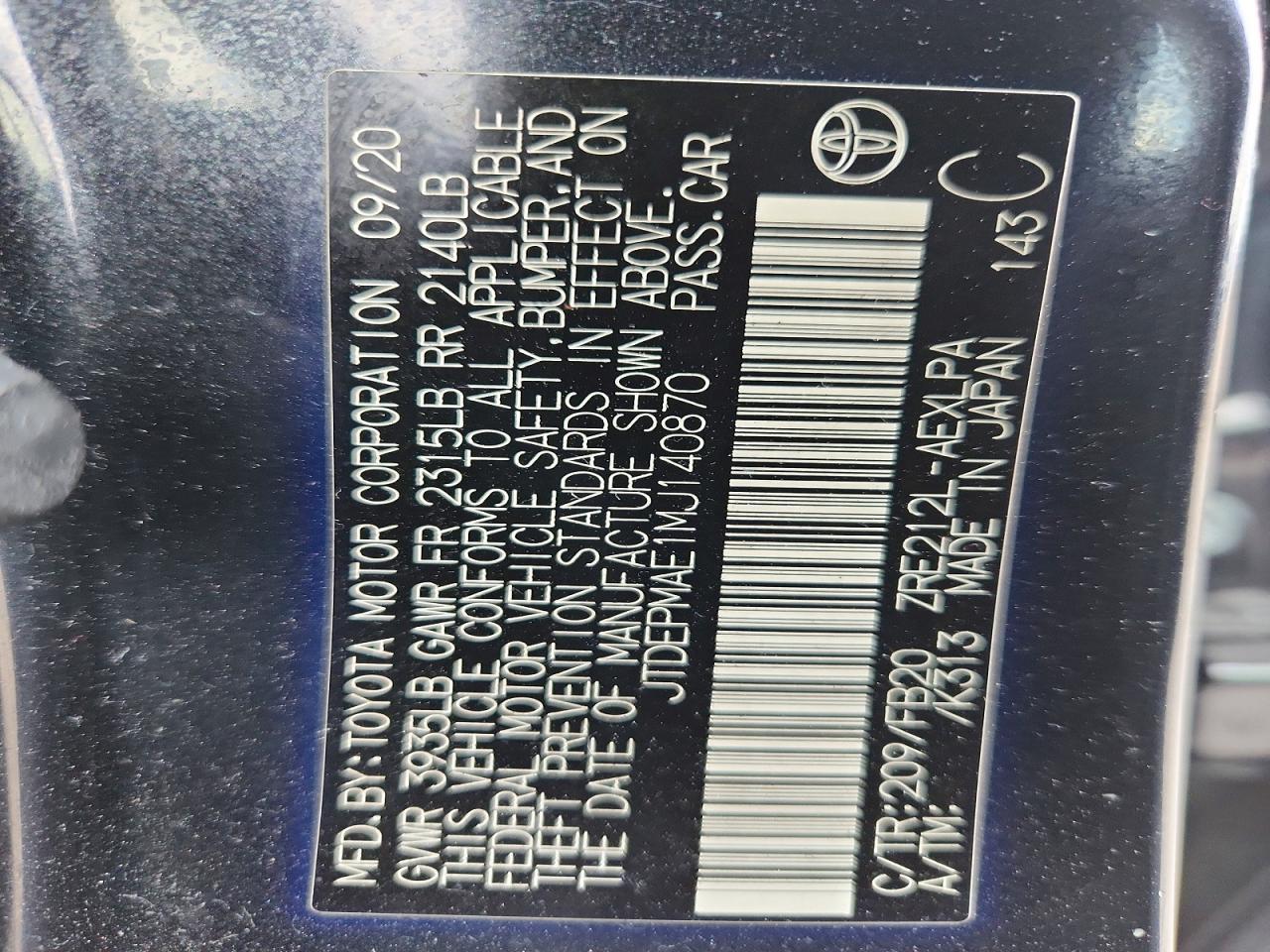 2021 TOYOTA