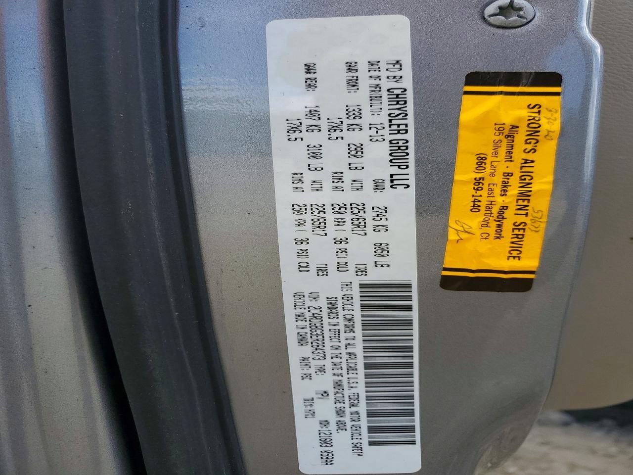 2014 DODGE GRAND CARAVAN