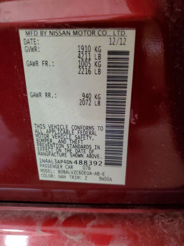 2013 NISSAN ALTIMA