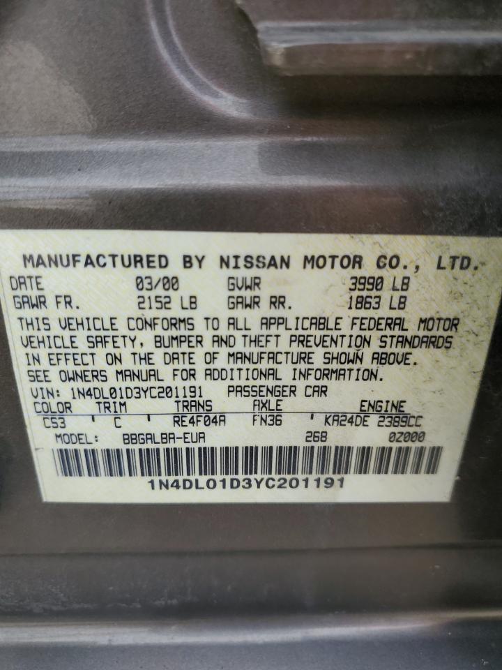 2000 NISSAN ALTIMA