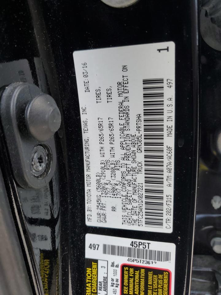 2016 TOYOTA TACOMA