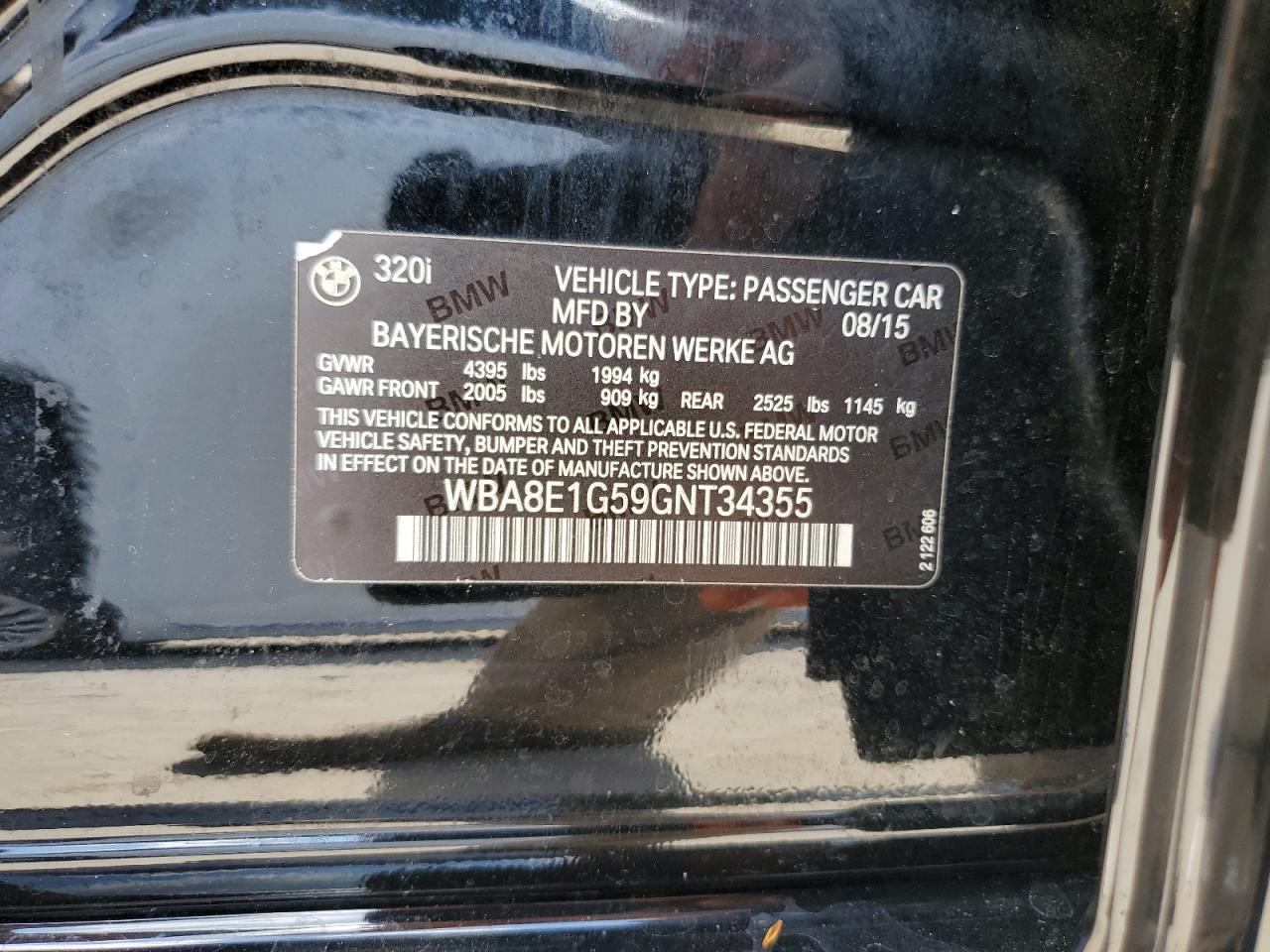 2016 BMW 3 SERIES