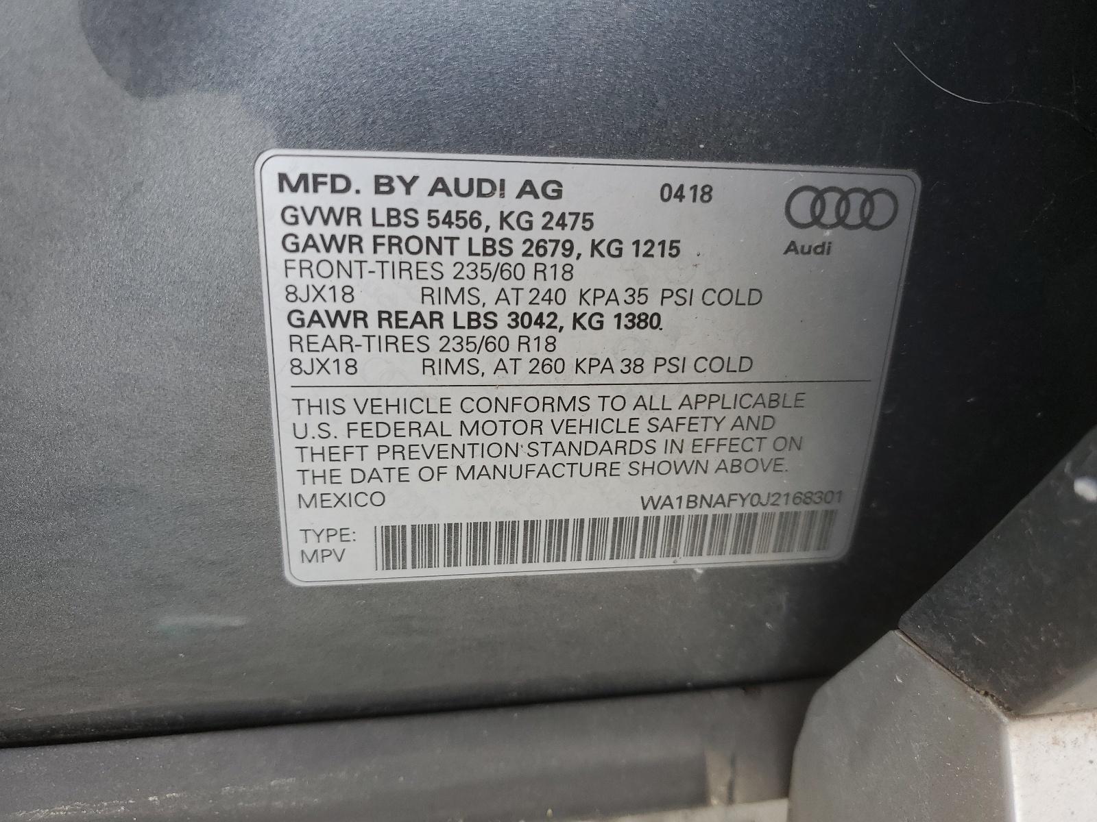 2018 AUDI Q5