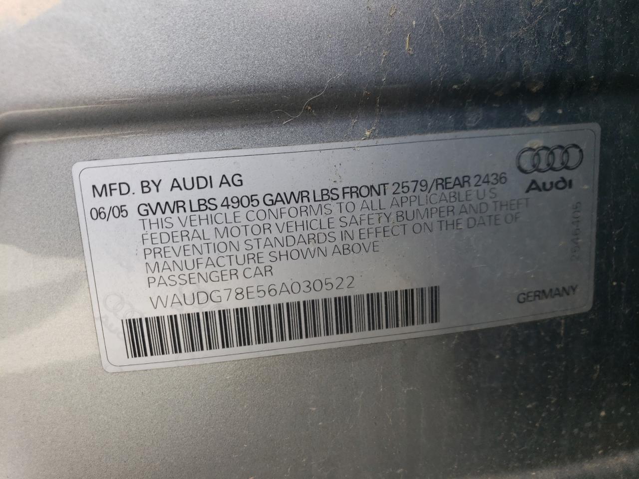 2006 AUDI A4