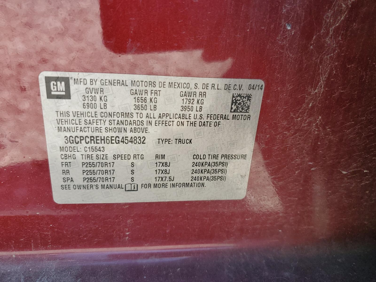 2014 CHEVROLET Silverado