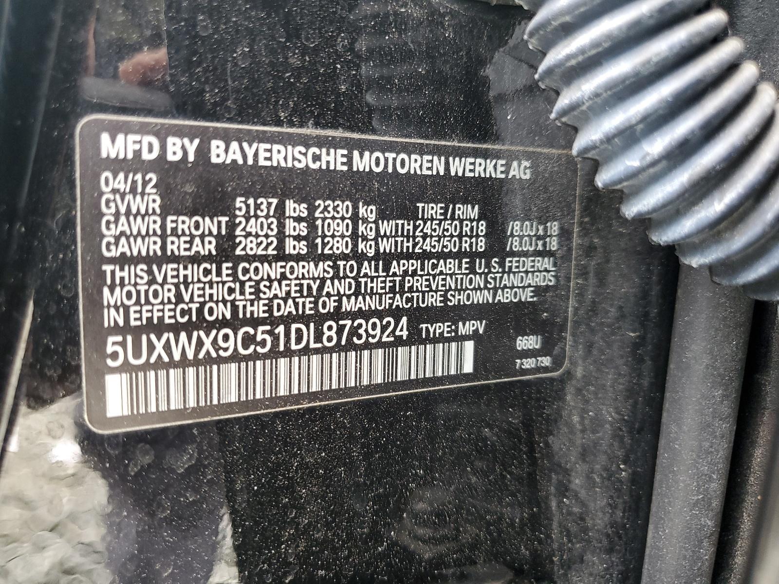 2013 BMW X3