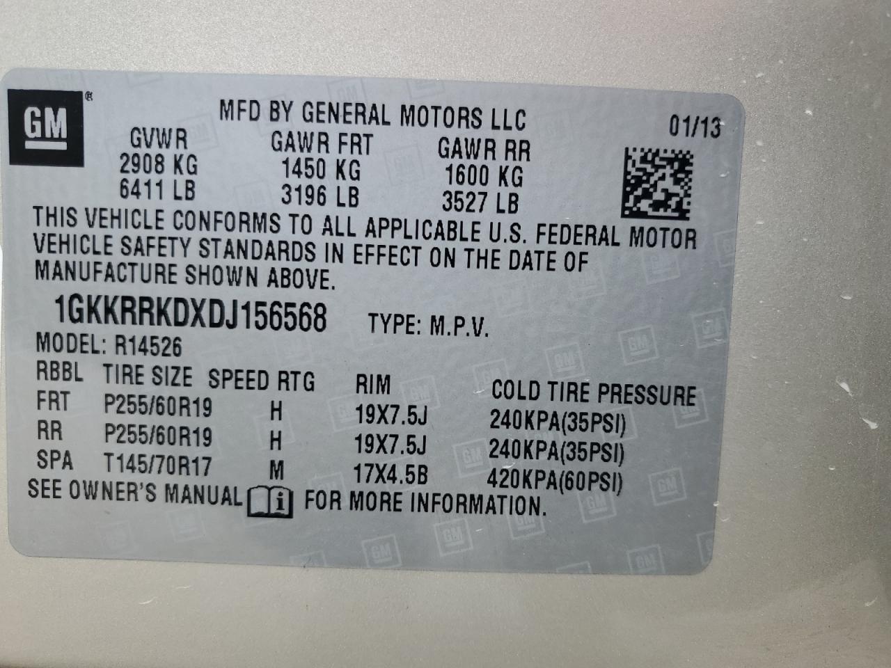 2013 GMC ACADIA