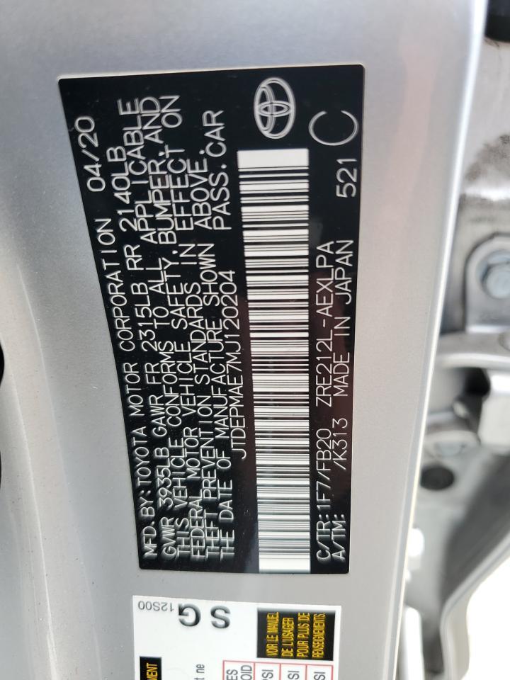 2021 TOYOTA COROLLA