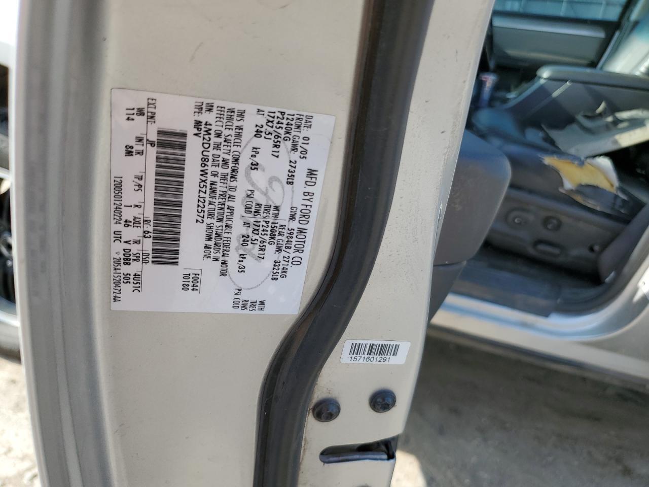 2005 MERCURY Mountaineer