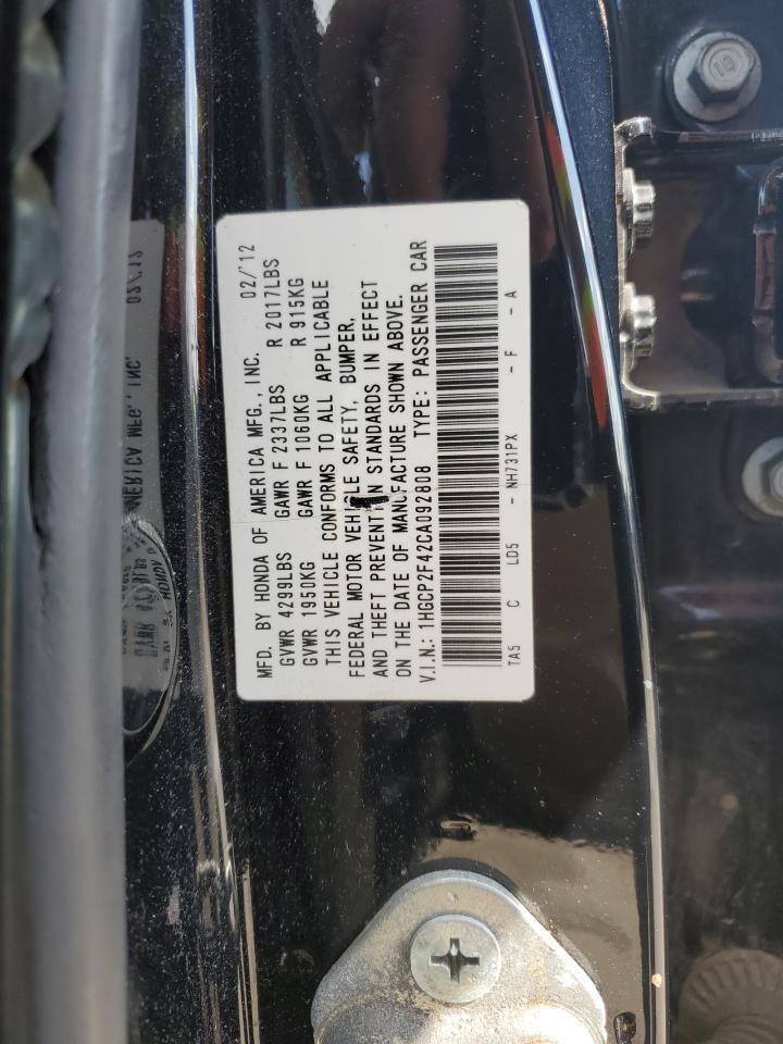 2012 HONDA ACCORD