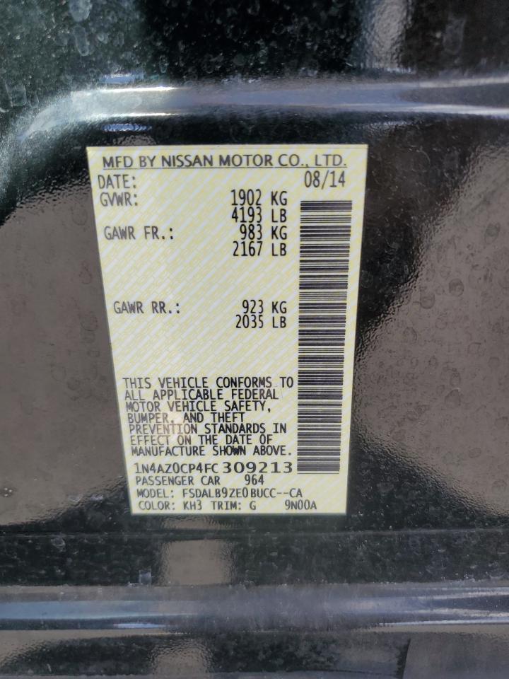2015 NISSAN LEAF