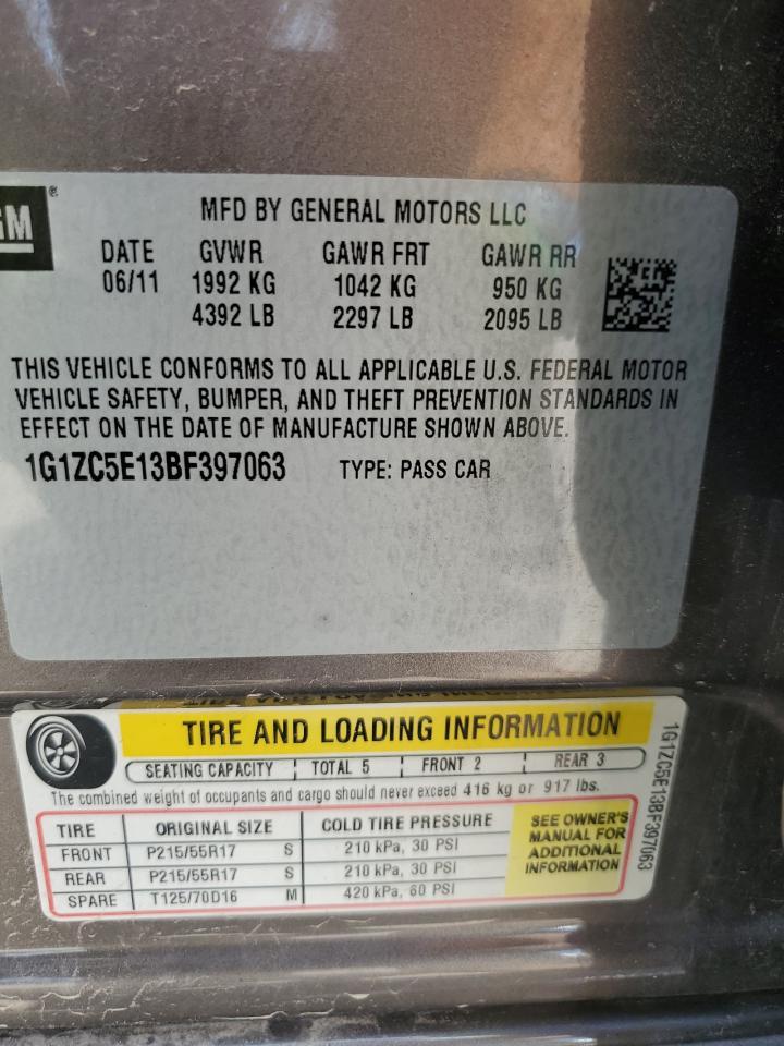2011 CHEVROLET MALIBU