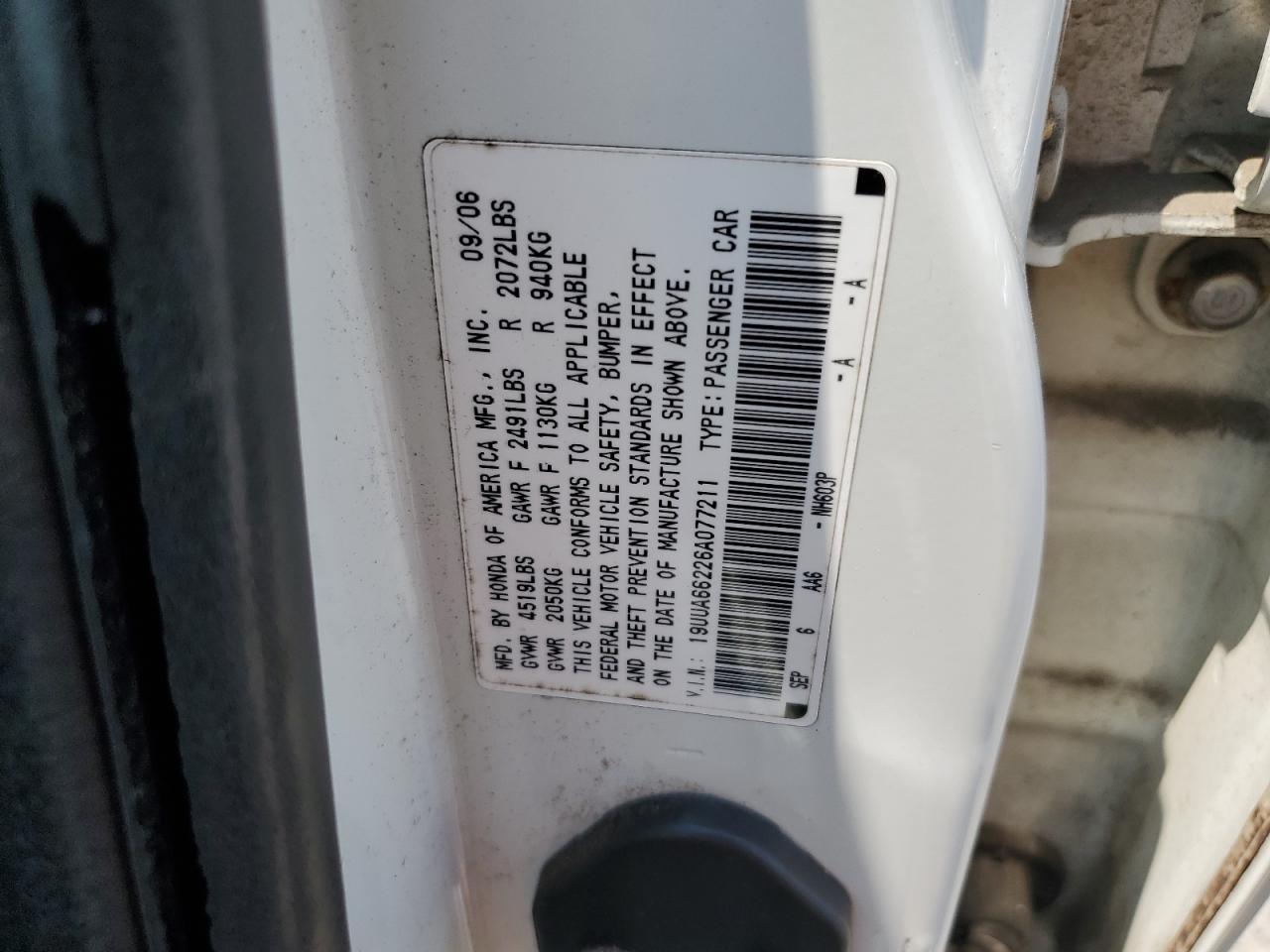 2006 ACURA TL