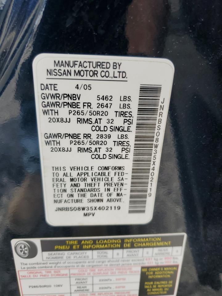 2005 INFINITI Fx45