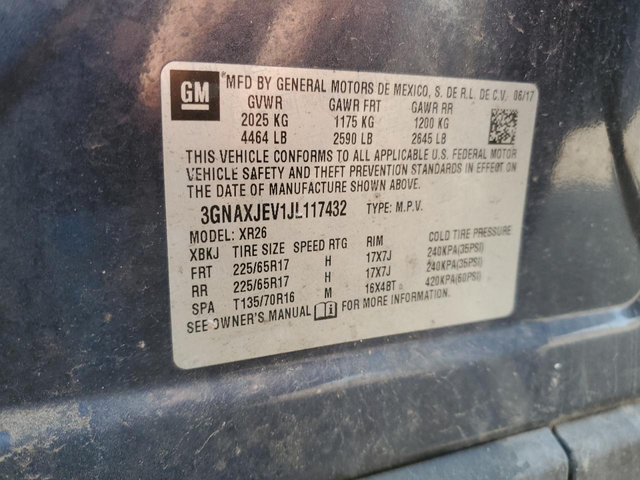2018 CHEVROLET EQUINOX