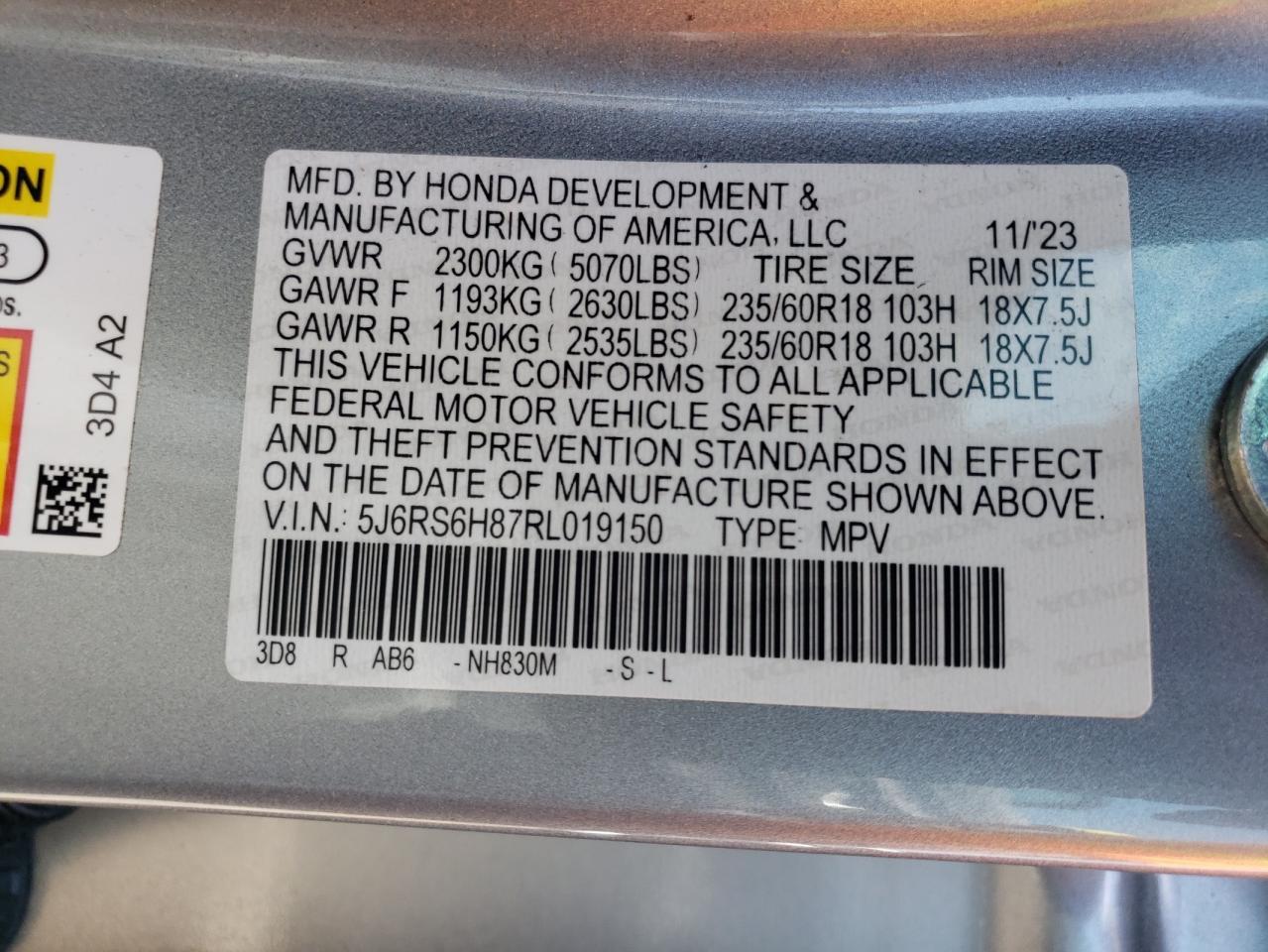 2024 HONDA CR-V