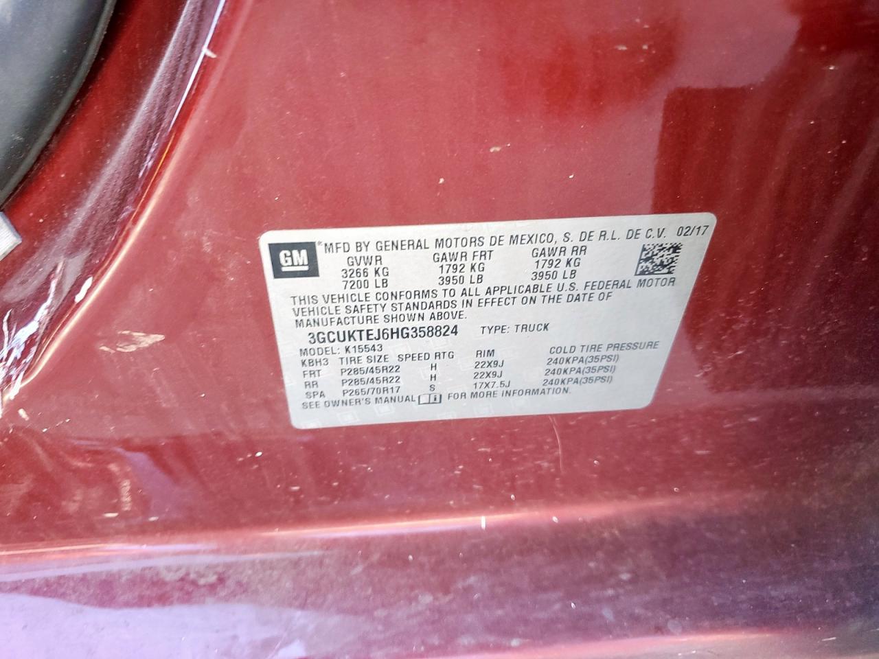 2017 CHEVROLET Silverado