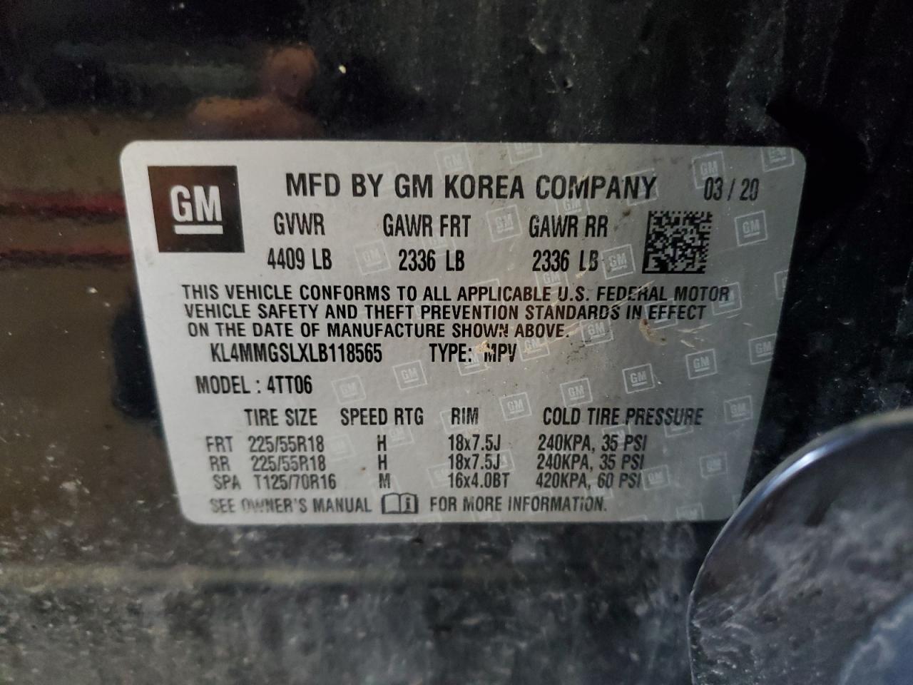 2020 BUICK Encore GX