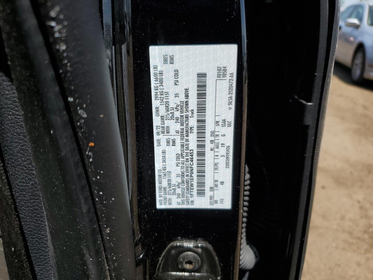 2022 FORD F-150