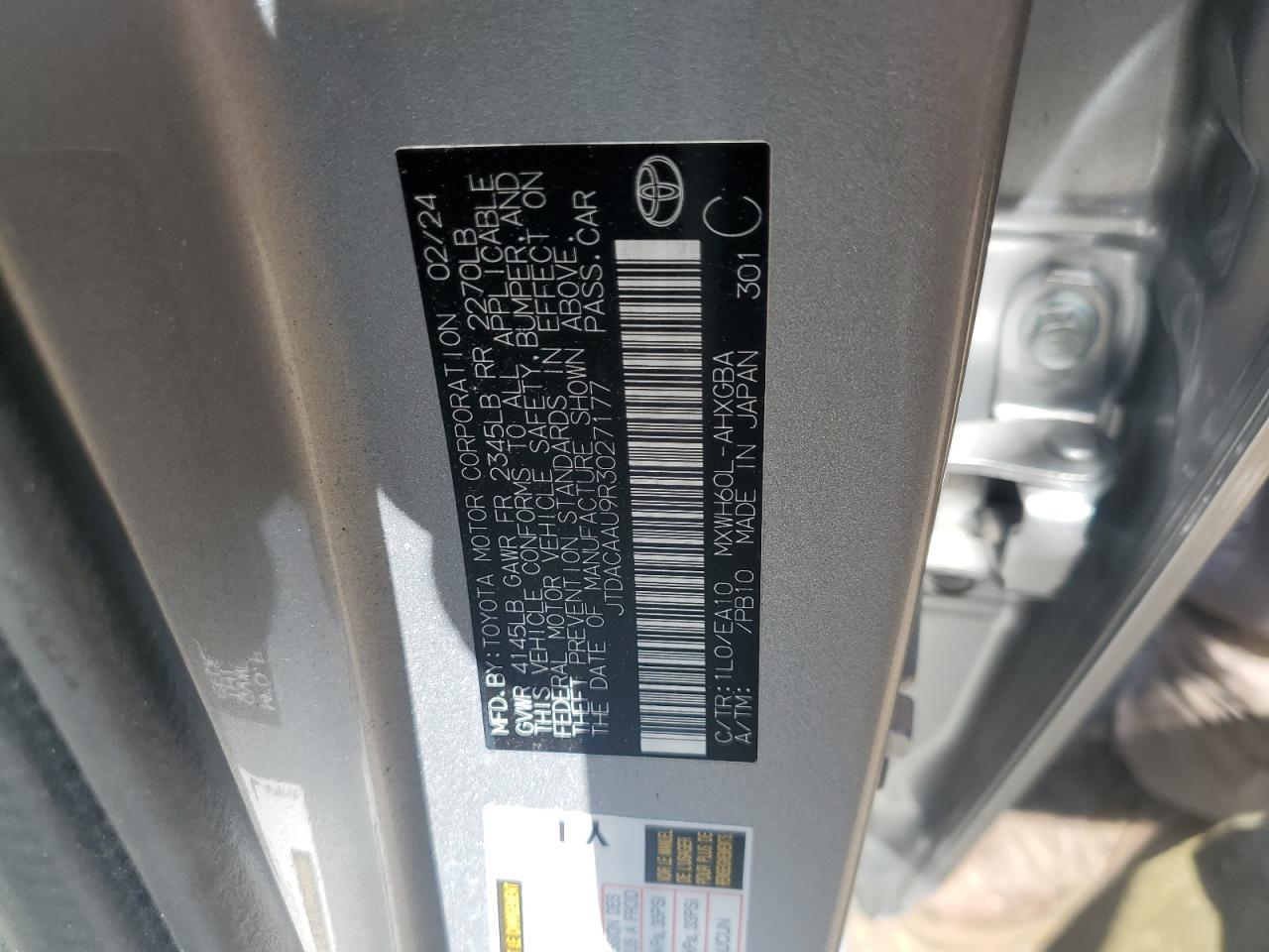 2024 TOYOTA PRIUS