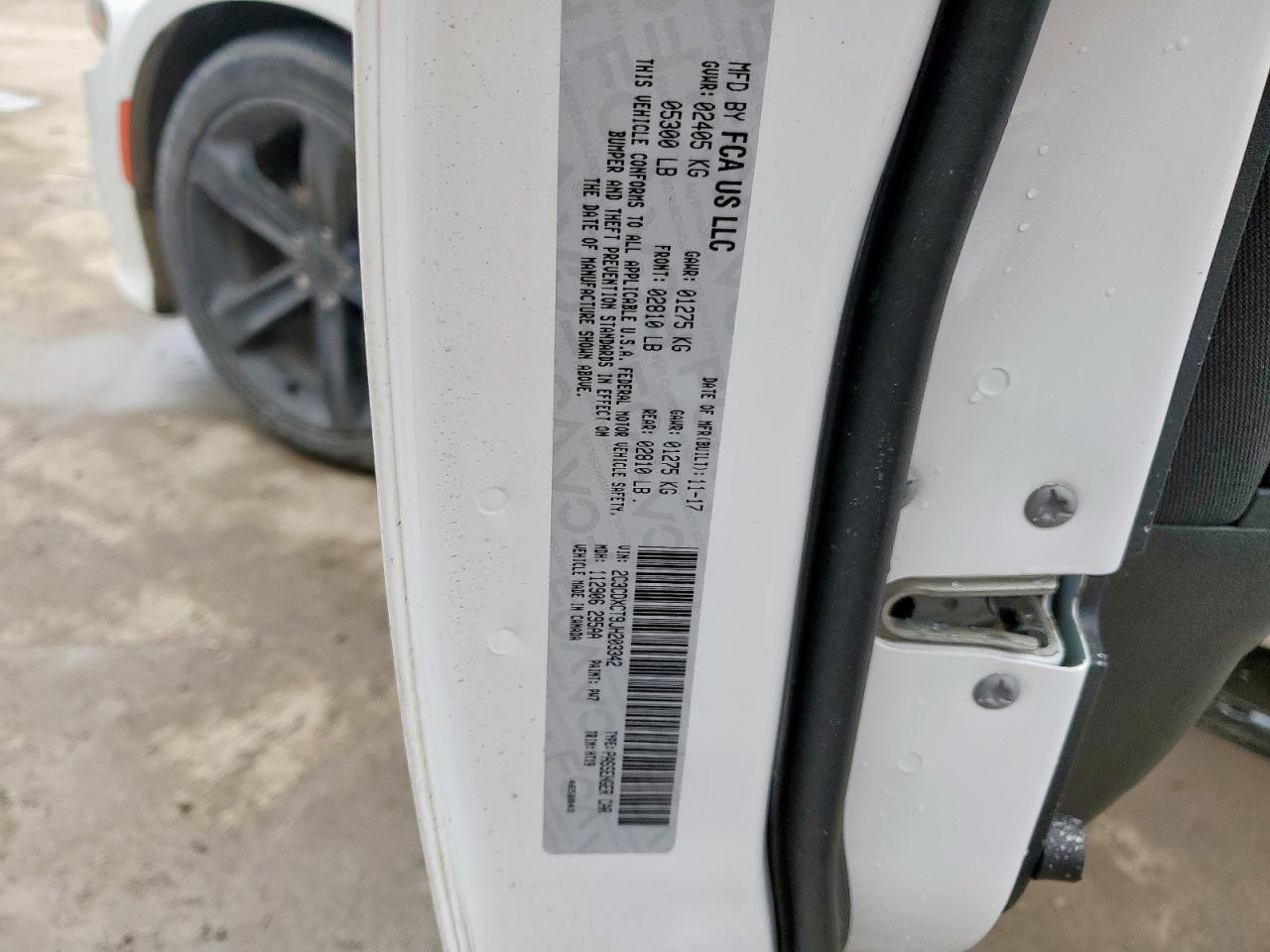 2018 DODGE CHARGER