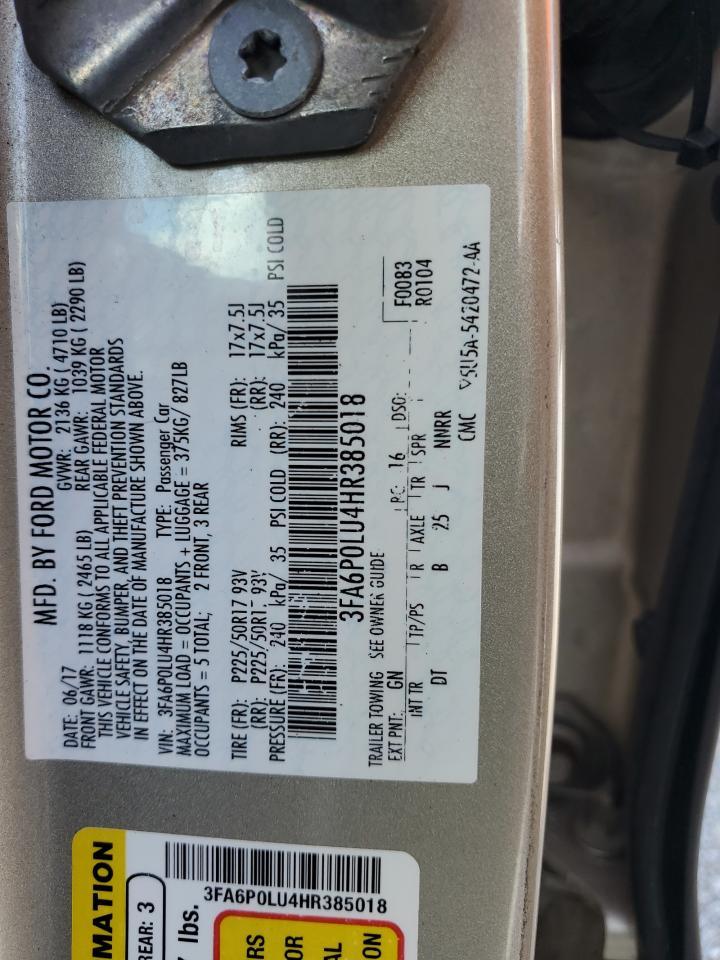 2017 FORD FUSION